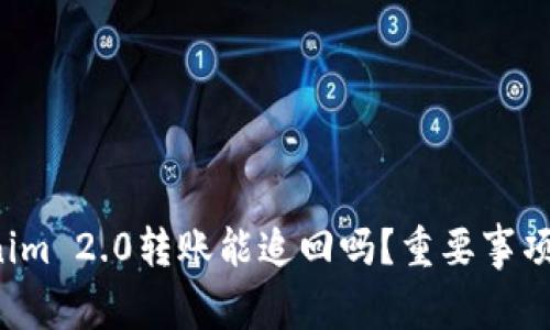 Tokenim 2.0转账能追回吗？重要事项解读！