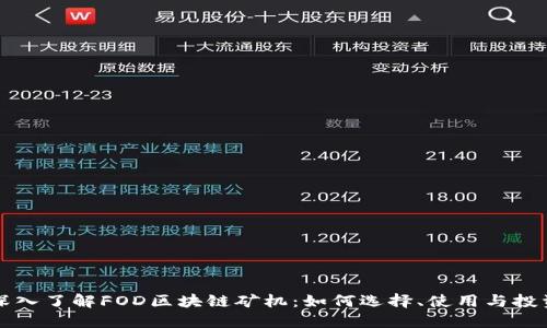 深入了解FOD区块链矿机：如何选择、使用与投资