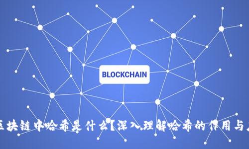 在区块链中哈希是什么？深入理解哈希的作用与应用