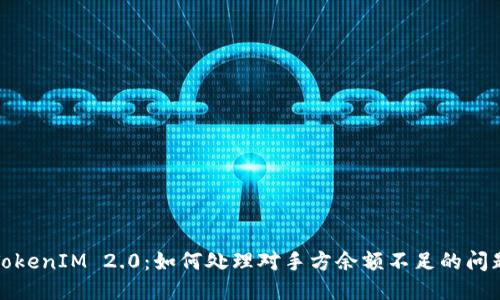 TokenIM 2.0：如何处理对手方余额不足的问题